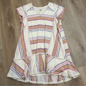 HOLDING HORSES Multicolored Stripe High Low Sundress